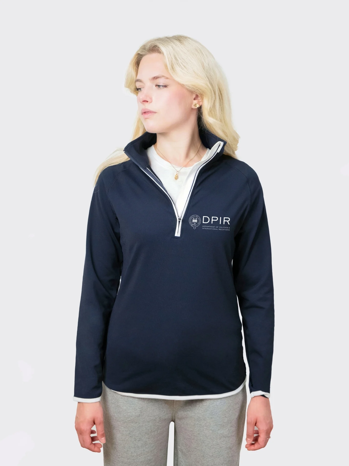 University of Oxford Department of Politics and International Relations Ladies Performance 1/4 Zip Sweatshirt