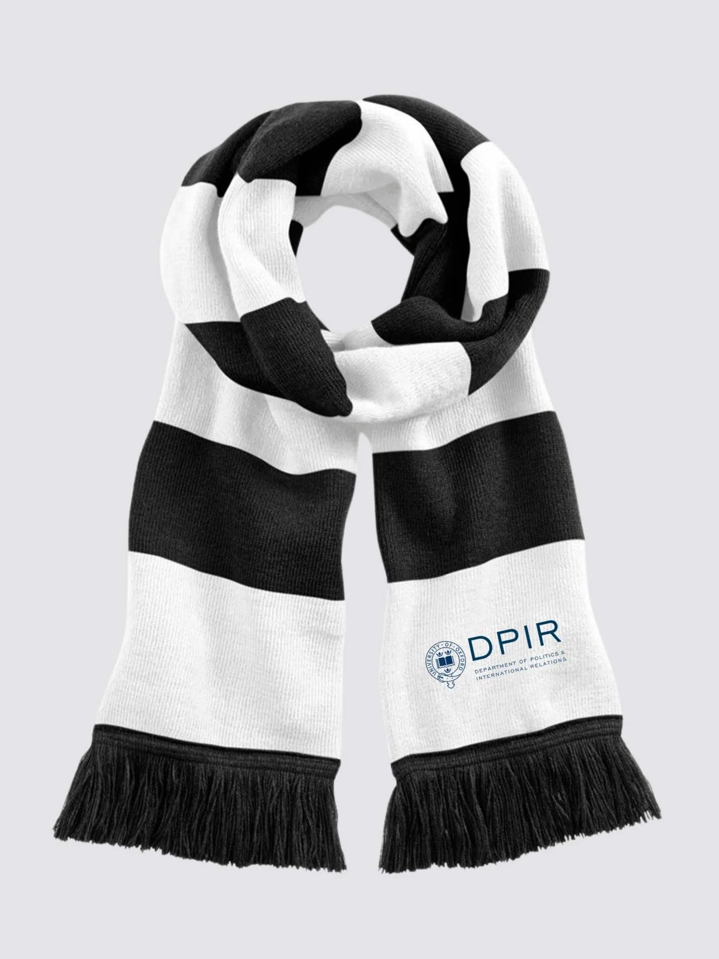 University of Oxford Department of Politics and International Relations Striped Scarf - Image 2