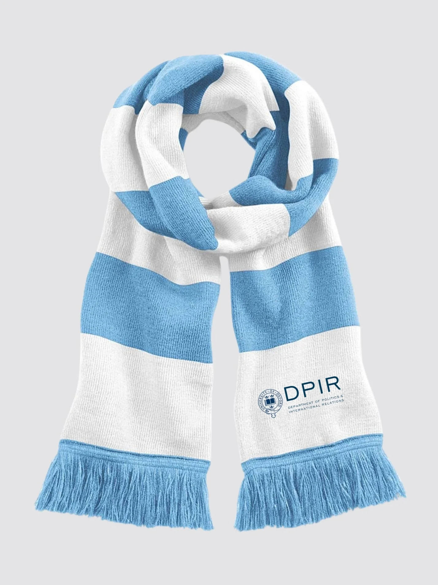 University of Oxford Department of Politics and International Relations Striped Scarf - Image 3