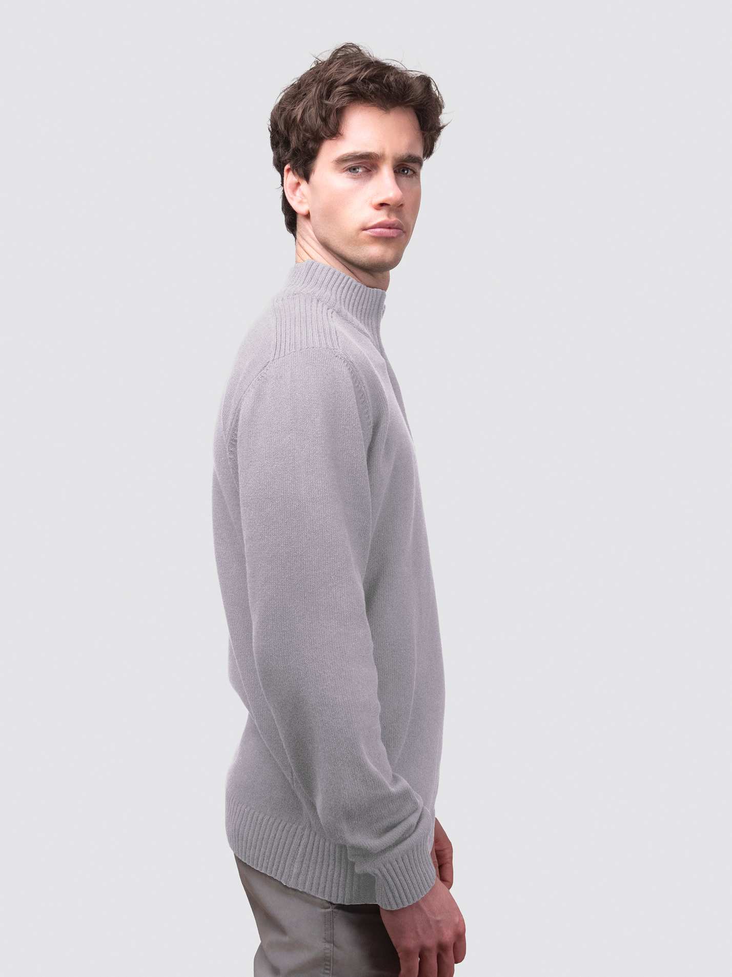 University of Oxford Department of Politics and International Relations Sustainable Unisex Zip-Neck Jumper - Image 4