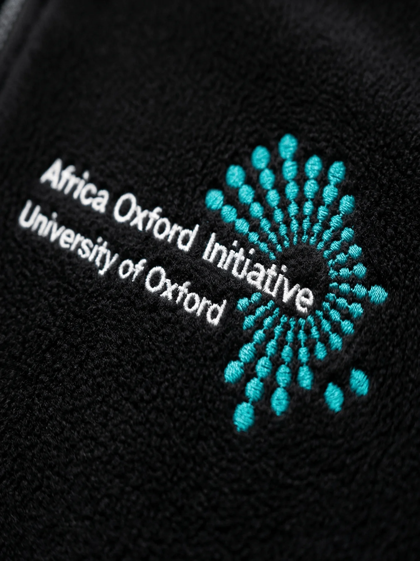 Africa Oxford Initiative Unisex 1/4 Zip Fleece - Image 3