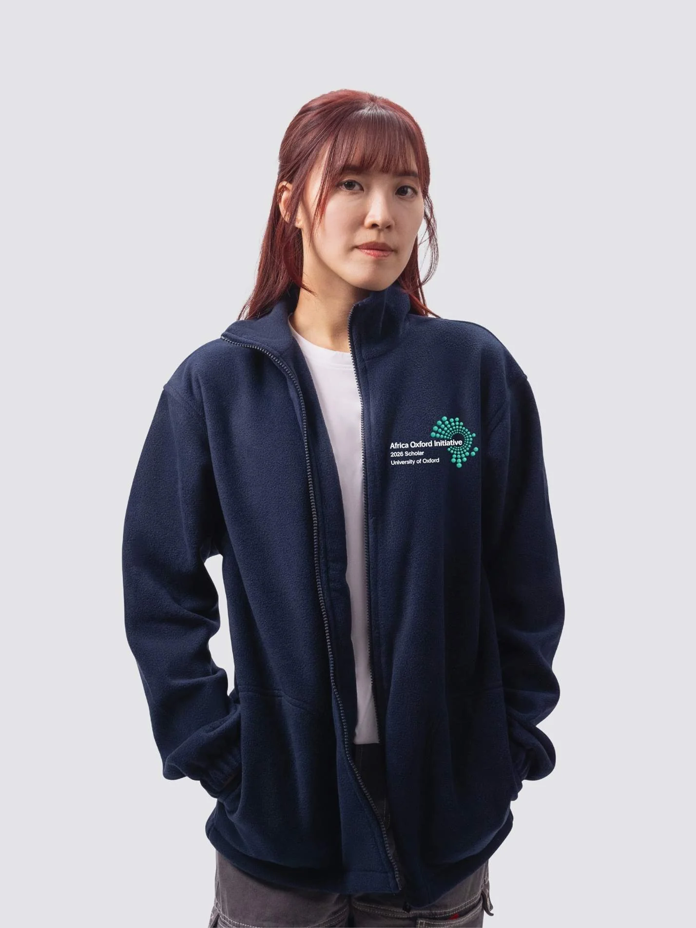 Africa Oxford Initiative Unisex Polar Full Zip Fleece - Image 4