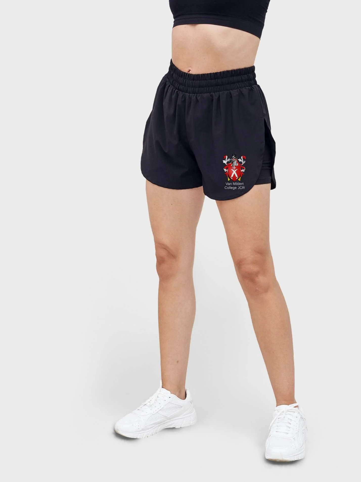Van Mildert College Durham JCR Ladies Dual Layer Sports Shorts