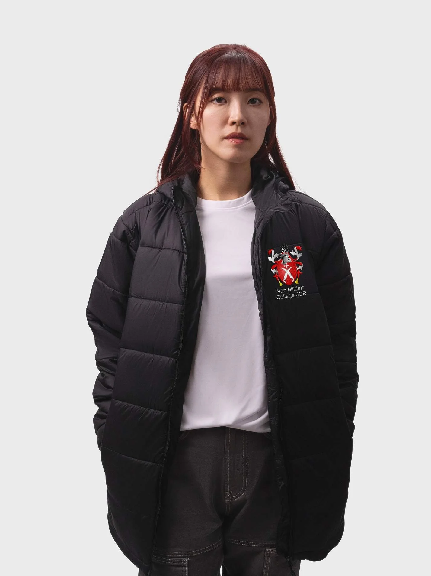Van Mildert College Durham JCR Sustainable Unisex Hooded Puffer Jacket