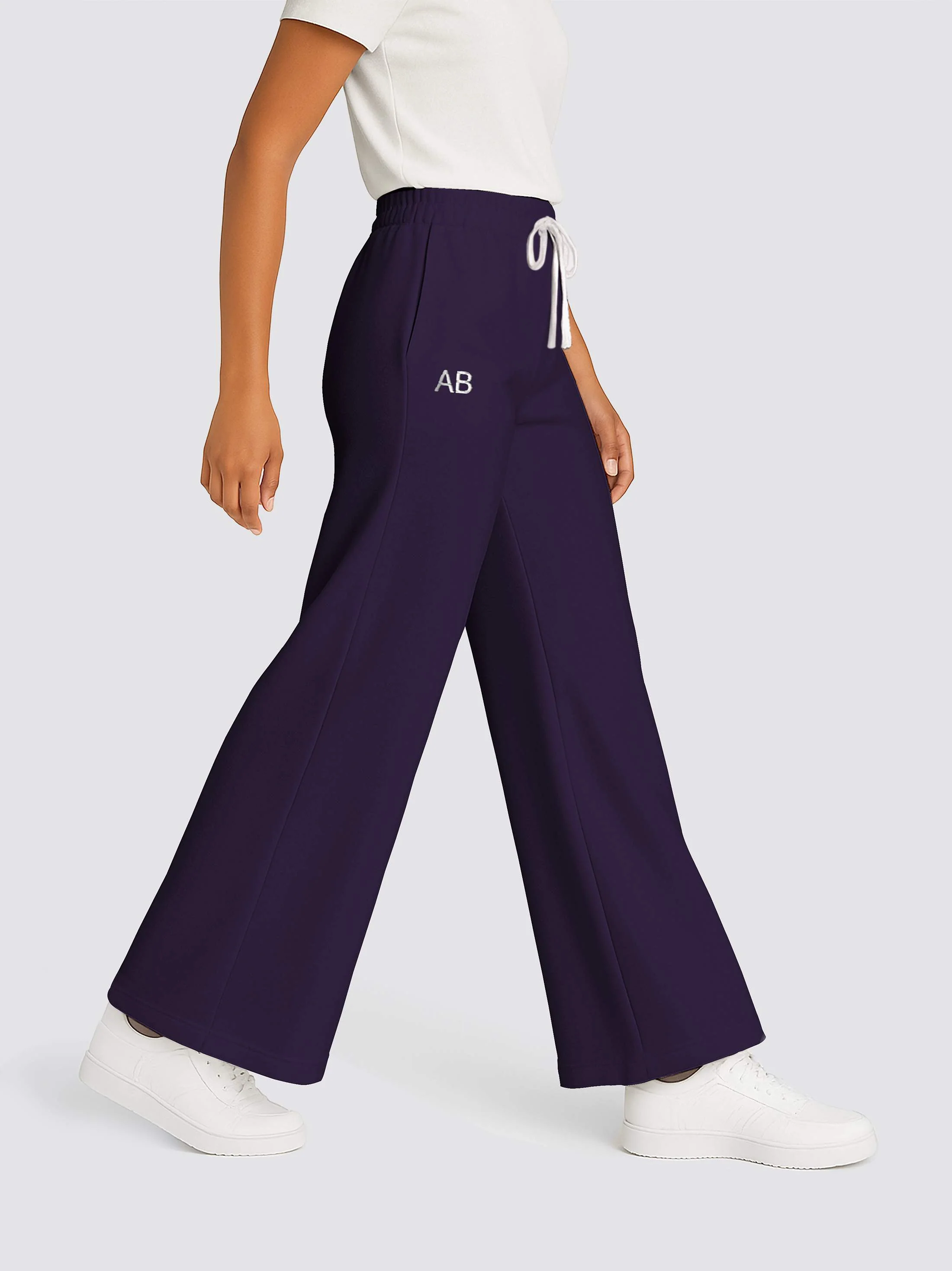 Vanbrugh College University of York Wide-Leg Joggers - Image 3