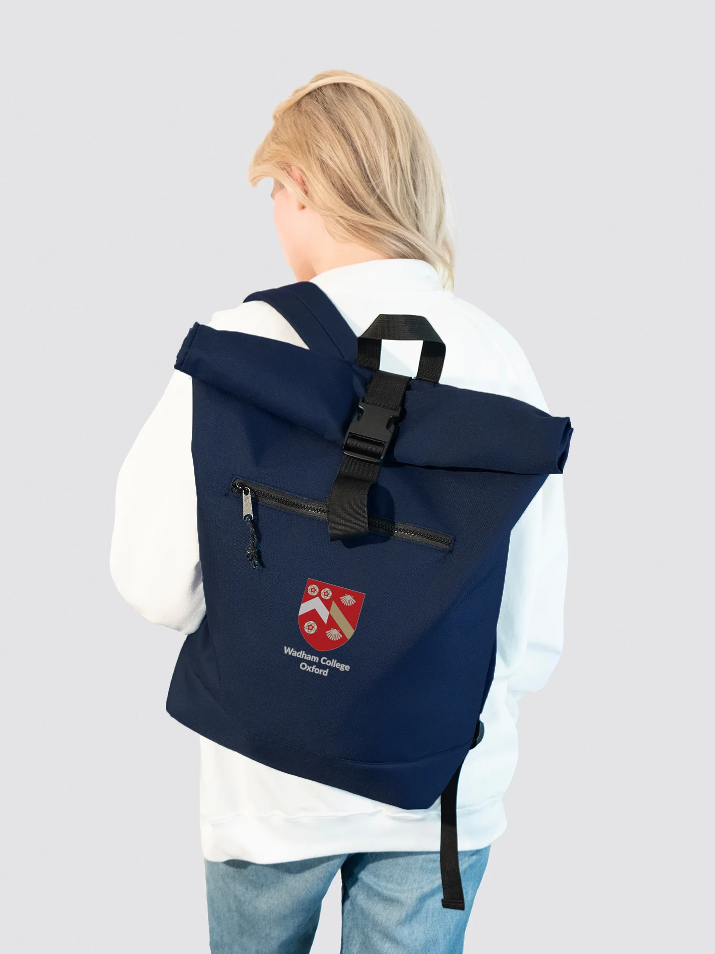 Wadham College Oxford Roll Top Backpack - Image 5