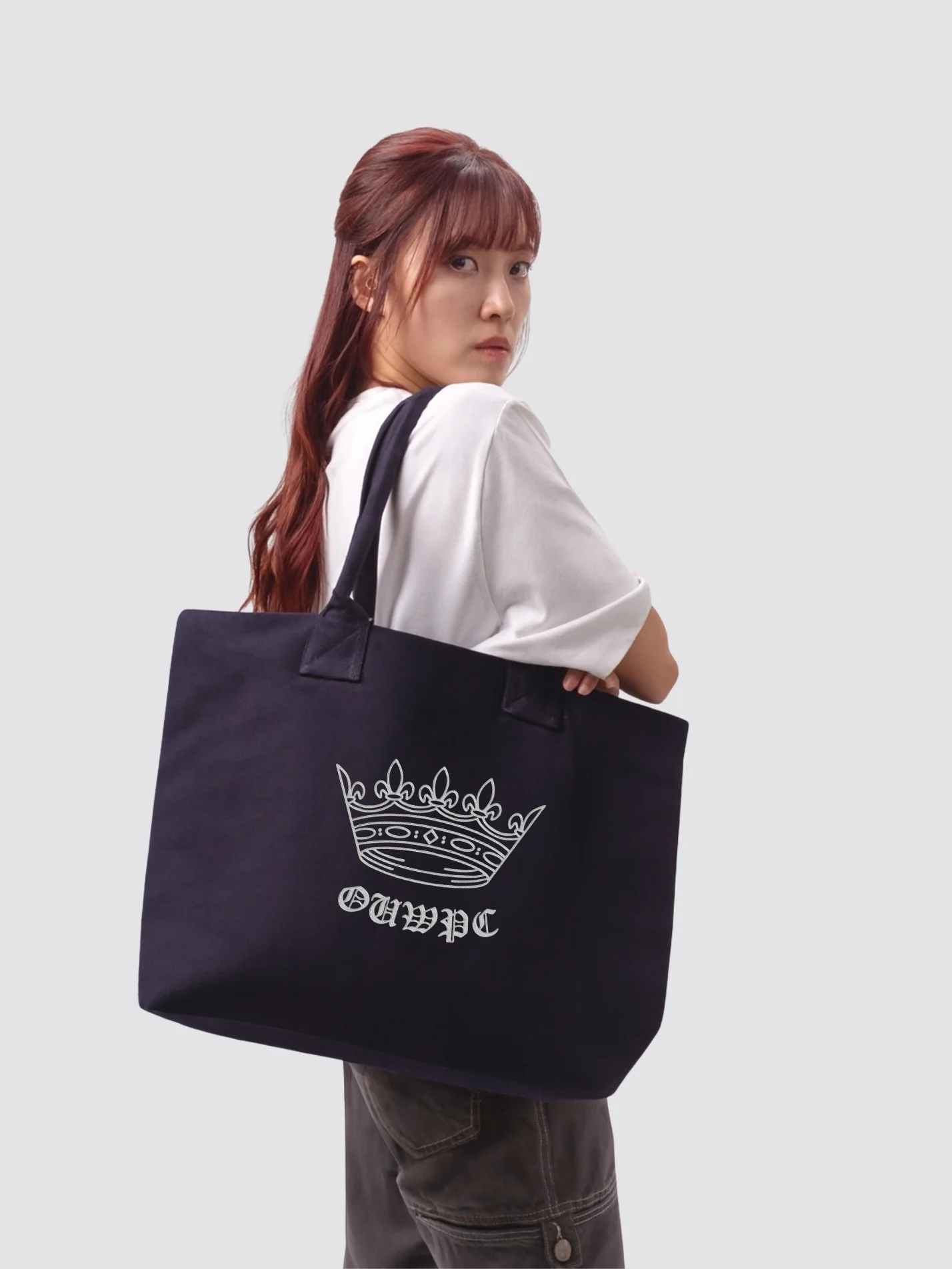 Oxford Waterpolo Cotton Canvas Printed Shopper Bag - Image 3