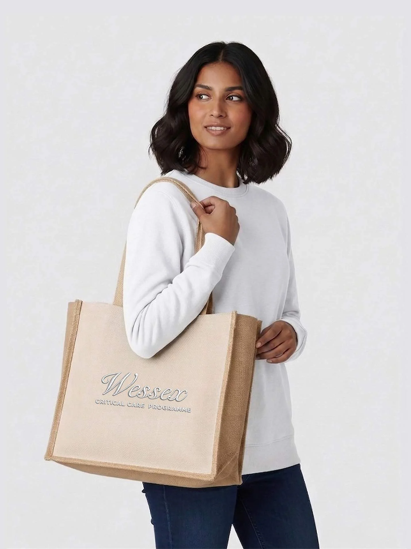 Wessex Critical Care Programme Heritage Jute Canvas Shopper - Image 2