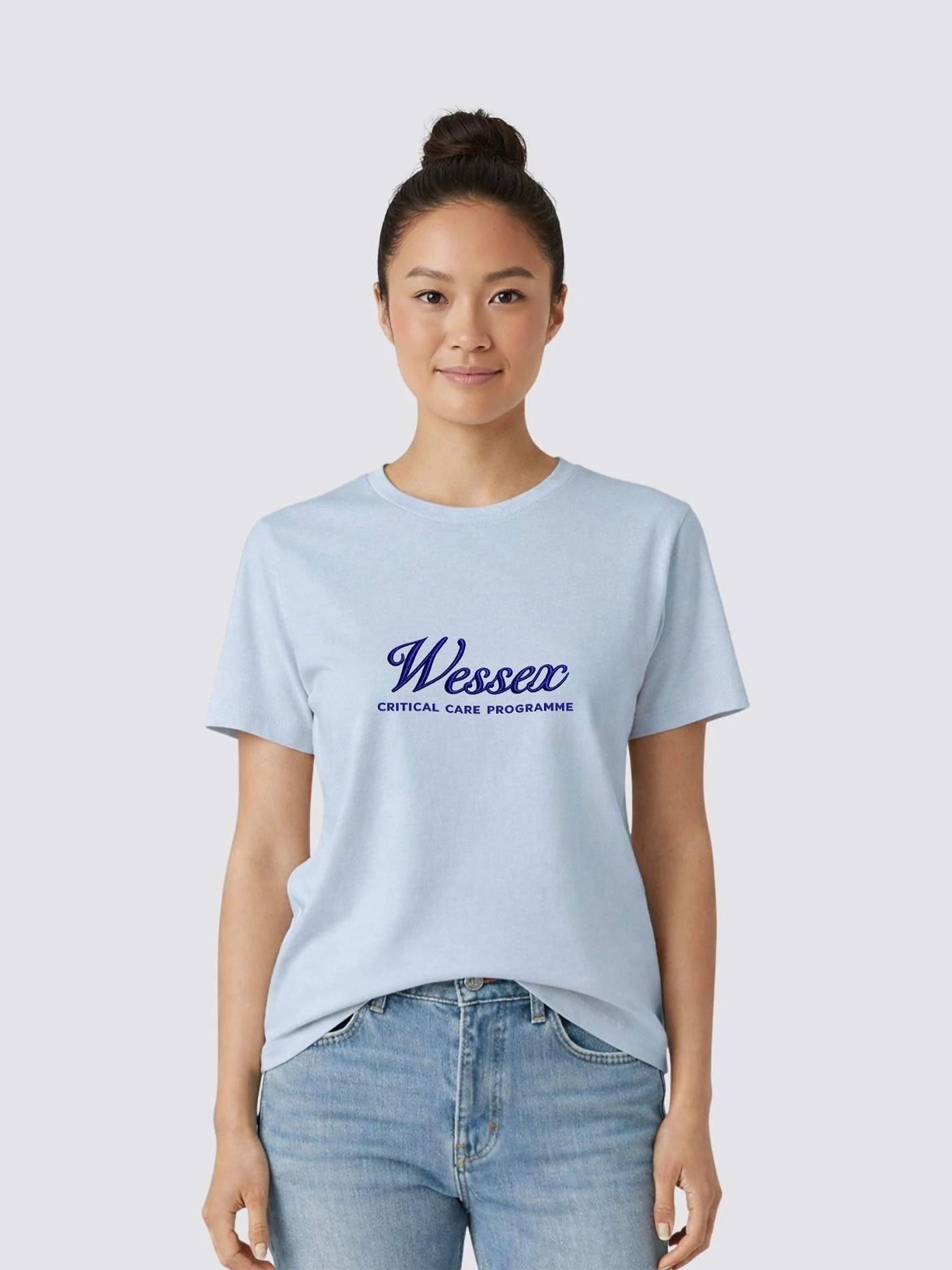 Wessex Critical Care Programme Heritage Unisex Heavyweight T-Shirt - Image 2