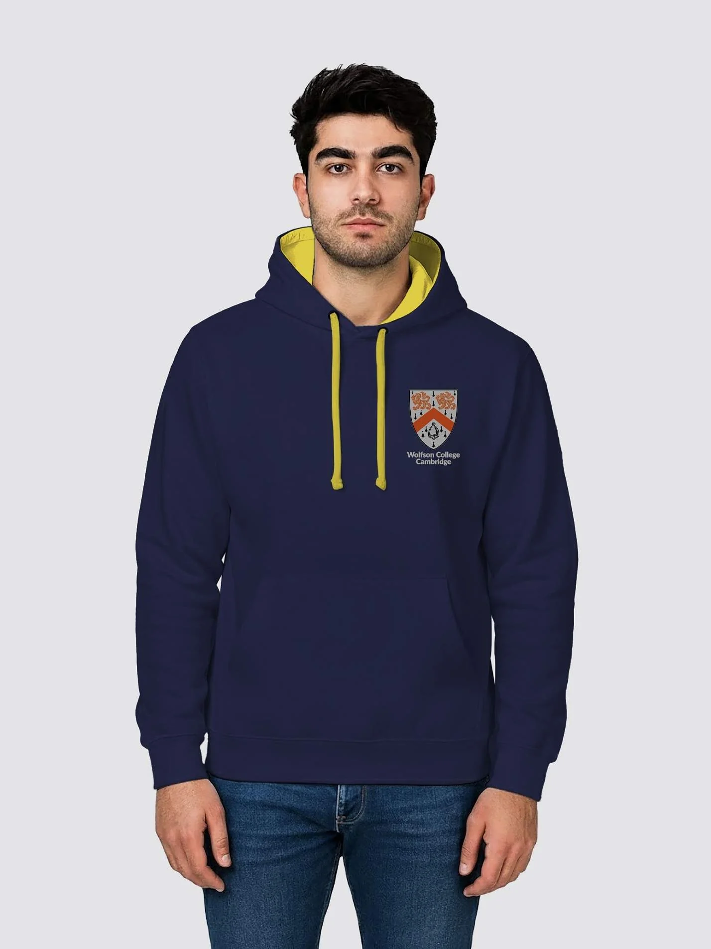 Wolfson College Cambridge Contrast Hoodie