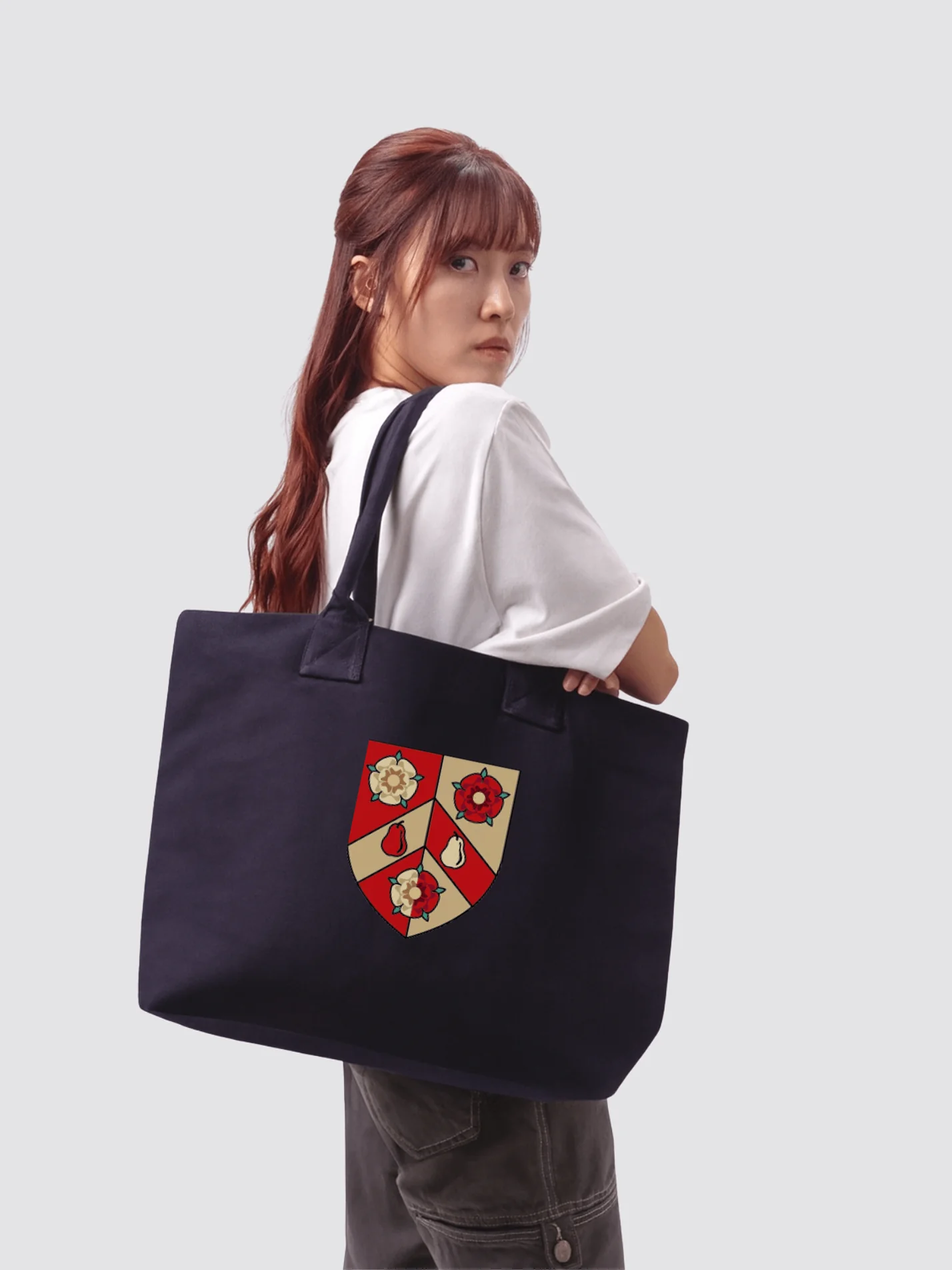 Wolfson College Oxford Cotton Canvas Printed Shopper Bag