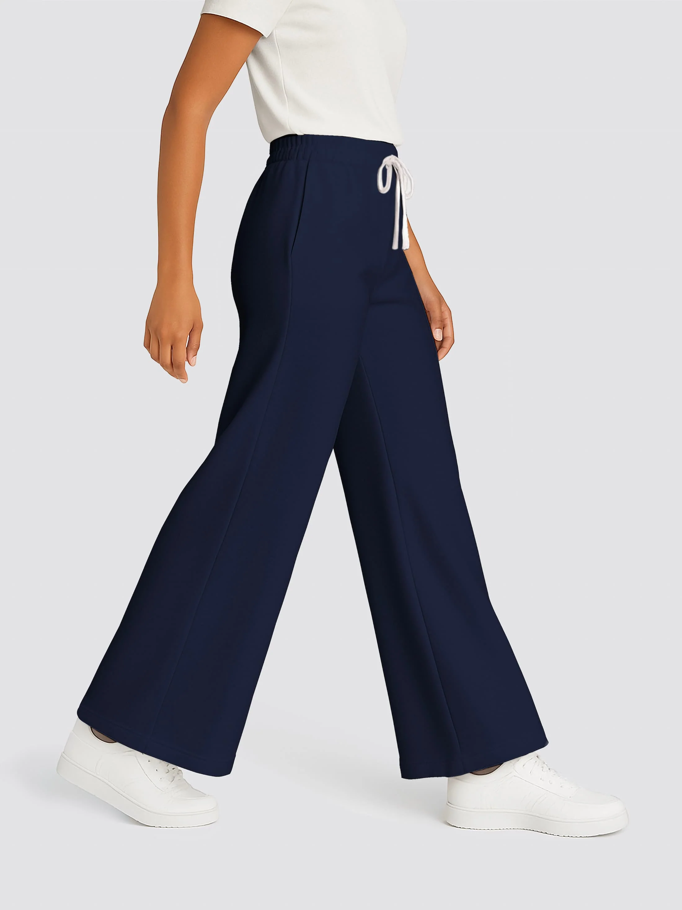 Women's Football Wide-Leg Joggers - Image 3