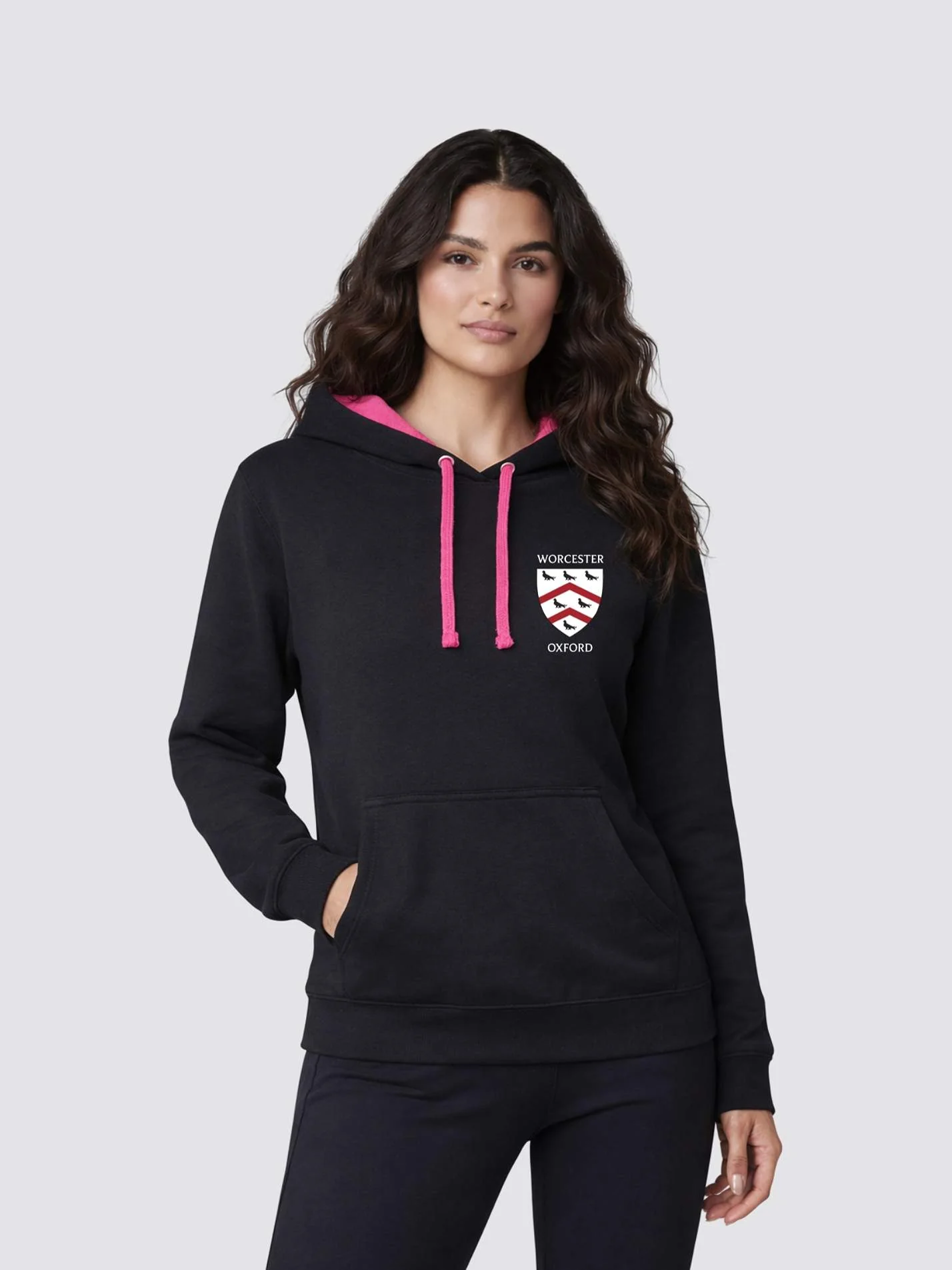 Worcester College Oxford MCR Contrast Hoodie