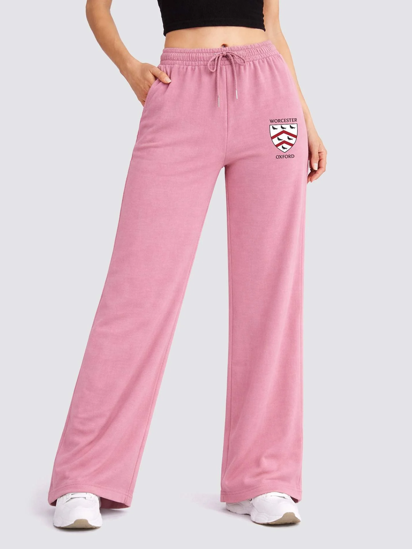 Worcester College Oxford MCR Ladies Wide-Leg Bottoms - Image 9
