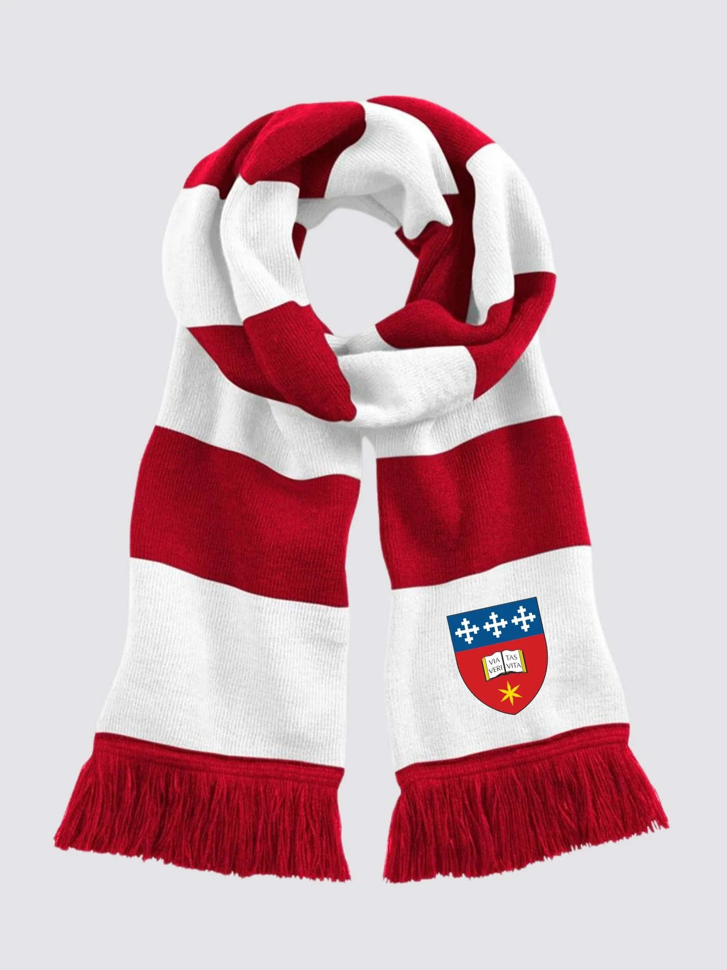 Wycliffe Hall Oxford Striped Scarf - Image 3