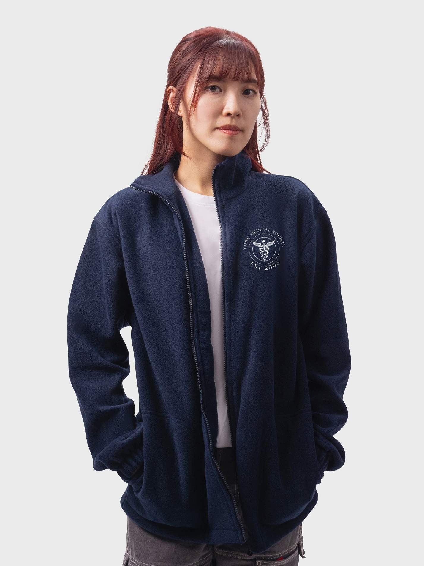 York Medsoc Unisex Polar Full Zip Fleece - Image 5