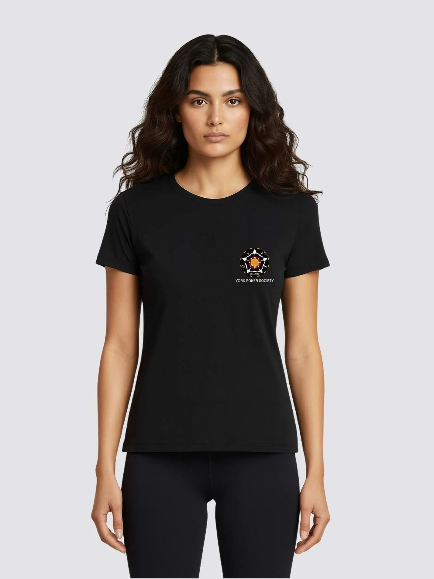 York Poker Society Ladies Fit Performance T-Shirt