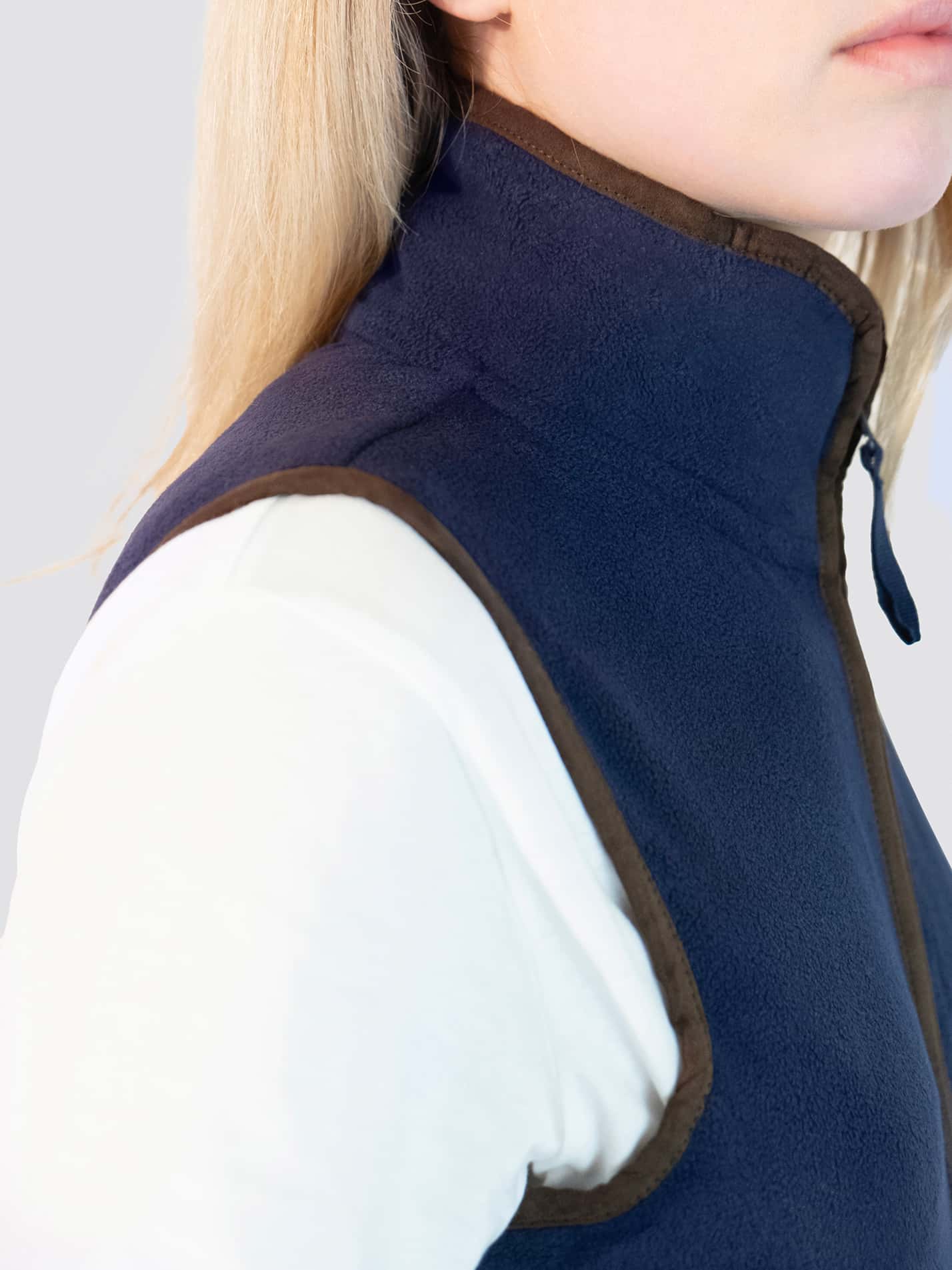 York Poker Society Ladies Heritage Gilet Fleece - Image 7